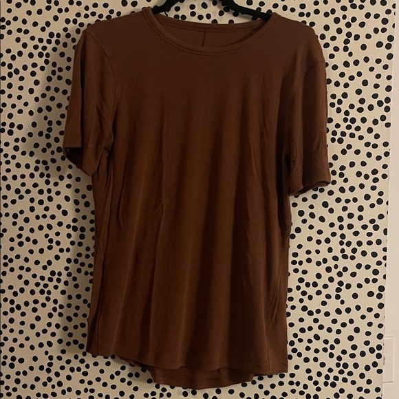 lululemon athletica Short Sleeve Tee Brown - Picture 7 of 8
